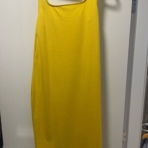 NEW Yellow Sleeveless Dress